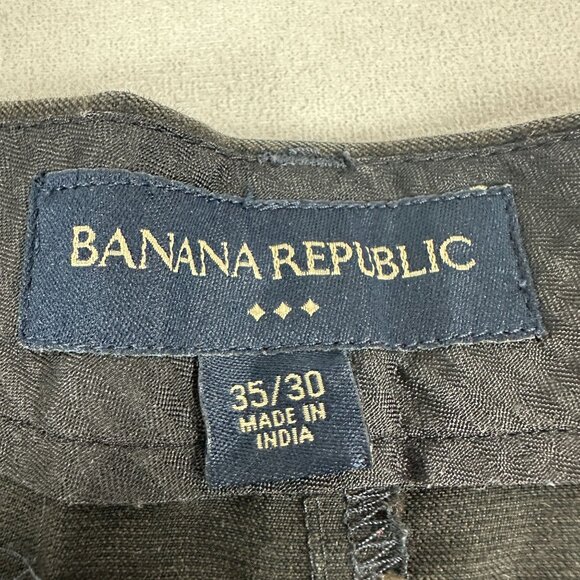 Banana Republic Mens Straight Fit Cotton Pants Size 35/30 - Picture 3 of 7